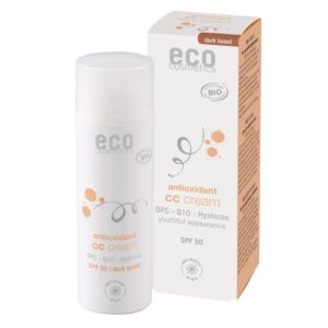 Eco Cosmetics CC krém SPF 30 BIO - dark (50 ml) - komplexní péče pro vaši pleť + ECOCERT cosmos organic